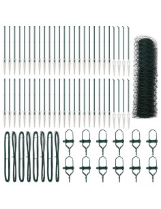 Palo della recinzione Verde 100 x 0,5 m (maglia 36 mm)