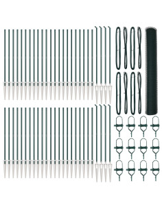 Palo della recinzione Verde 100 x 1,2 m (rete da 25 mm)