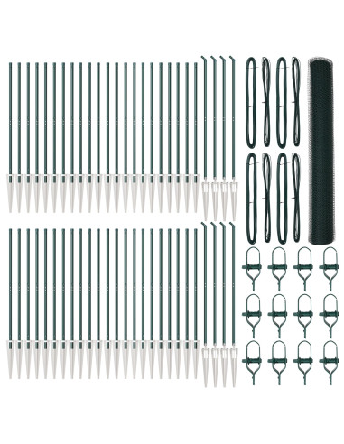 Palo della recinzione Verde 100 x 1,2 m (rete da 25 mm)