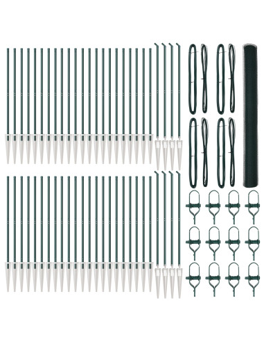 Palo della recinzione Verde 100 x 1,6 m (rete da 25 mm)