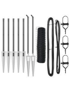 Palo della recinzione Grigio 10 x 0,6 m (maglia 50 mm)