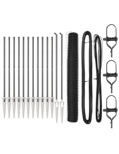 Palo della recinzione Grigio 25 x 1,2 m (rete da 36 mm) Acciaio