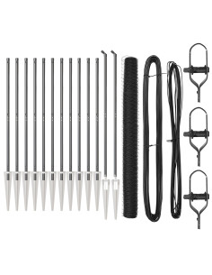 Palo della recinzione Grigio 25 x 1,6 m (rete 36 mm)