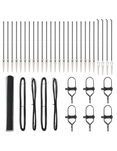 Palo della recinzione Grigio 50 x 1,2 m (25 mm rete)