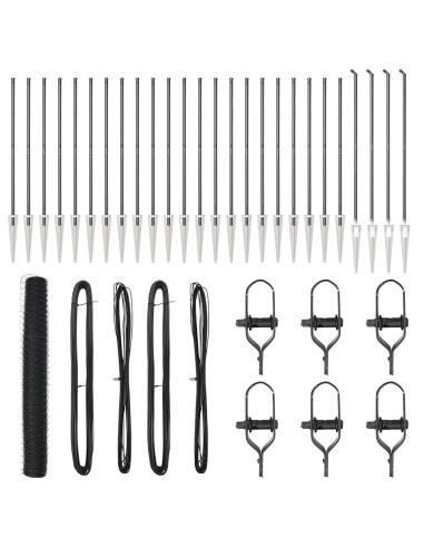 Palo della recinzione Grigio 50 x 1,4 m (rete 36 mm)