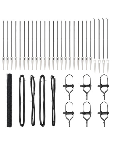 Palo della recinzione Grigio 50 x 1,5 m (maglia 36 mm)