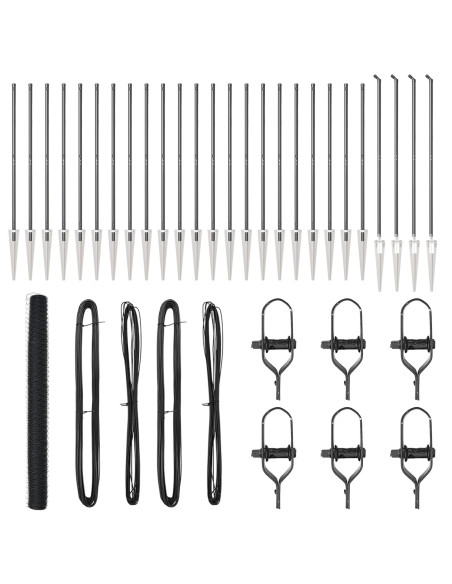 Palo della recinzione Grigio 50 x 1,5 m (maglia 36 mm)