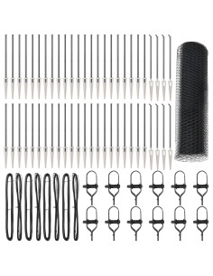 Palo della recinzione Grigio 100 x 0,5 m (rete da 25 mm)