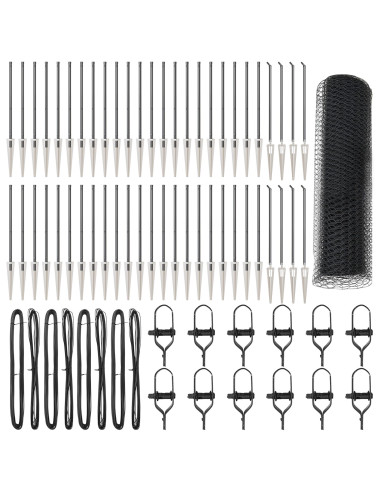 Palo della recinzione Grigio 100 x 0,6 m (rete da 25 mm)