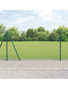 Palo della recinzione Verde 10 x 1,2 m (rete da 13 mm)