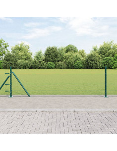 Palo della recinzione Verde 25 x 0,4 m (maglia da 13 mm)