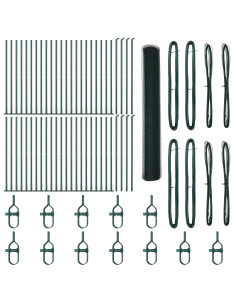 Palo della recinzione Verde 100 x 1,2 m (rete da 13 mm)