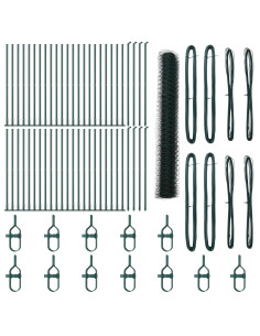 Palo della recinzione Verde 100 x 1,2 m (rete da 36 mm)