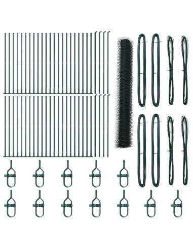 Palo della recinzione Verde 100 x 1,2 m (rete da 36 mm)