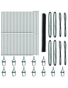 Palo della recinzione Verde 100 x 1,4 m (rete da 36 mm)