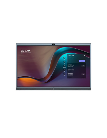 Yealink MeetingBoard Pannello piatto interattivo 165,1 cm (65") LED Wi-Fi 4K Ultra HD Nero Touch screen Processore integrato And