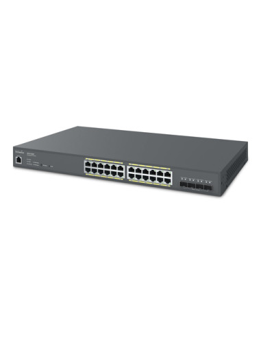 EnGenius ECS1528P switch di rete Gestito L2+ Gigabit Ethernet (10/100/1000) Supporto Power over Ethernet (PoE) Grigio