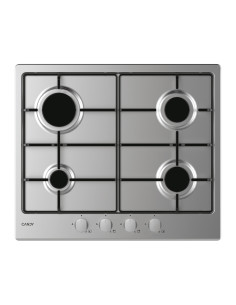 Candy Idea CHW6BRX Acciaio inox Da incasso 60 cm Gas 4 Fornello(i)