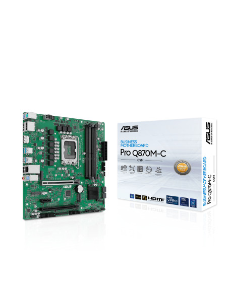 ASUS PRO Q870M-C-CSM LGA 1851 (Socket V1) micro ATX