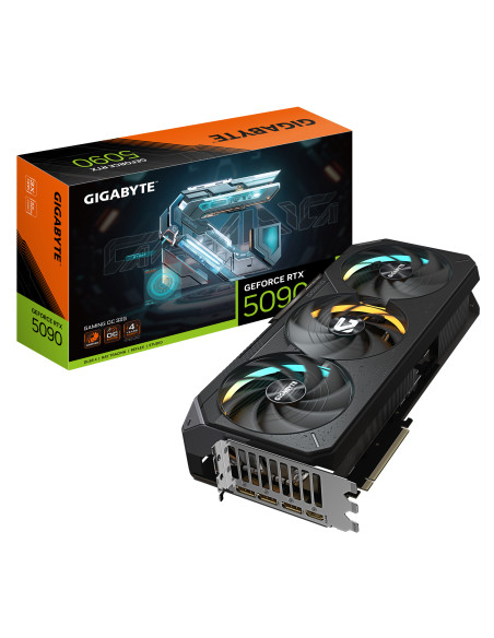 GIGABYTE GeForce RTX 5090 GAMING OC 32G Scheda Grafica - 32GB GDDR7, 512 bit, PCI-E 5.0, 2550MHz Core Clock, 3 x DP 2.1a, 1 x HD