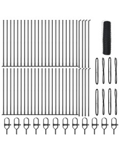 Palo della recinzione Grigio 100 x 0,8 m (maglia da 50 mm)