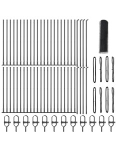 Palo della recinzione Grigio 100 x 1 m (maglia 13 mm)