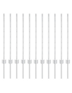 Palo della recinzione 11 pcs Argento 80 cm Acciaio