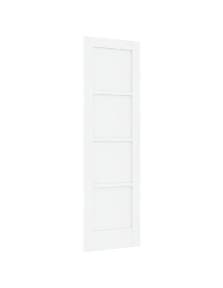 porta interna  'ORKDAL'bianca 61x198.5x4 cm in legno massello di pino