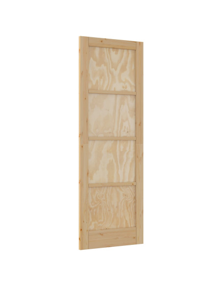 Porta Interna "ORKDAL" 73.5x211x4 cm in Legno Massello di Pino