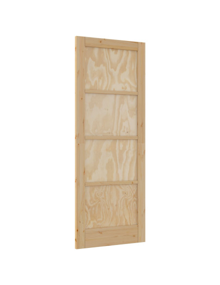 Porta Interna "ORKDAL" 78x202x4 cm in Legno Massello di Pino