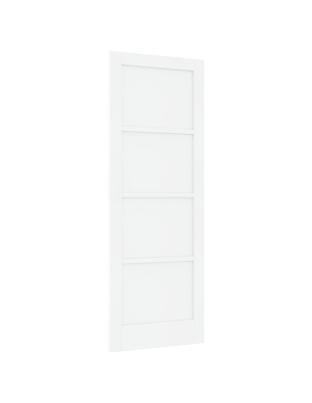 porta interna  "ORKDAL" bianca 78x211x4 cm porta in legno massello pino