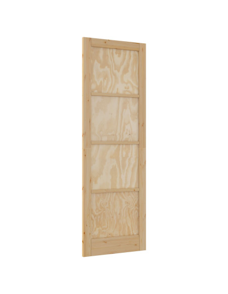 Porta Interna 'ORKDAL'78x232x4 cm in Legno Massello di Pino