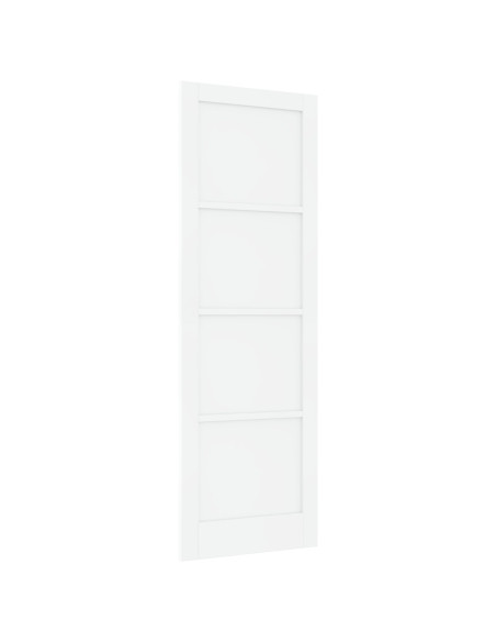 Porta Interna 'ORKDAL'Bianca 78x232x4 cm in Pino Massello