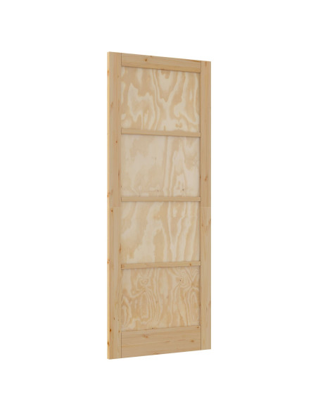 Porta Interna "ORKDAL" 83x211x4 cm in Legno Massiccio di Pino