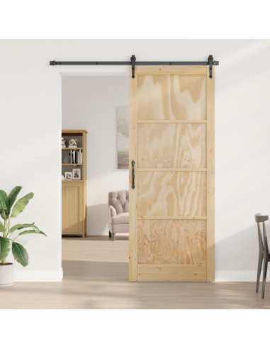 Porta Interna ORKDAL Marrone 83 x 232 cm Legno compensato