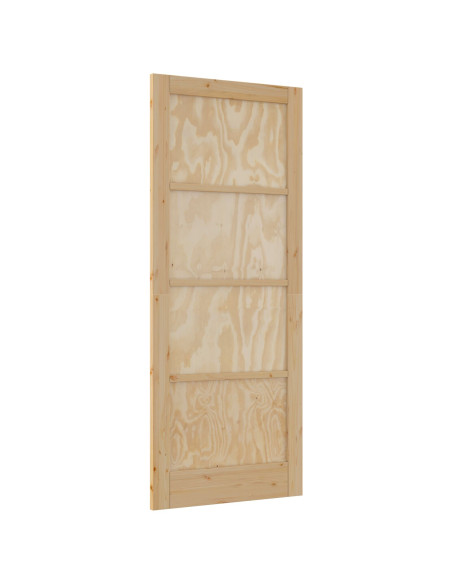 Porta Interna 'ORKDAL'86x211x4 cm in Legno Solido di Pino