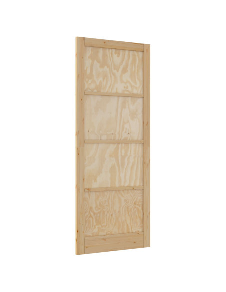 Porta Interna  'ORKDAL'93x232x4 cm in Legno Massello di Pino