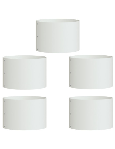 Vasi Ceramici Bianchi Bianco Ceramica 30 cm di diametro