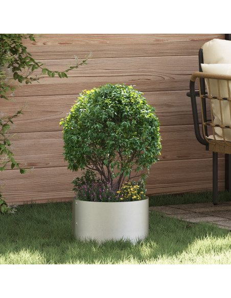 Anello per vaso Argento 30 x 30 x 20 cm Acciaio inossidabile