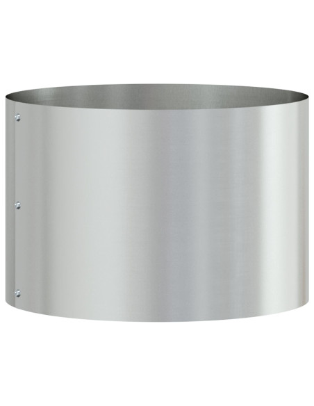 Vaso in metallo zincato Zincato Metallo zincato 30 cm di diametro