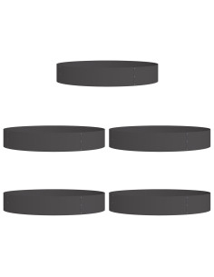 Anello per vaso 5 pcs Nero 120 x 120 x 20 cm