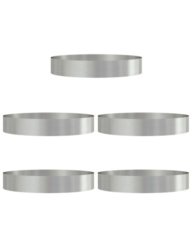 Anello per vaso 5 pcs Argento 120 x 120 x 20 cm