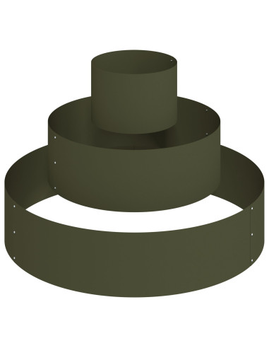 Vaso da giardino Verde oliva 90 x 90 x 20 cm