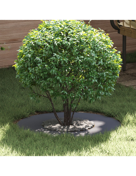 adatto per Anelli d'Albero Piatto 5 pcs Antracite Ø30 / 60 cm