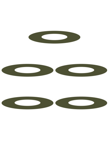 adatto per Anelli d'Albero Piatto 5 pcs Oliver verde Ø30 / 60 cm