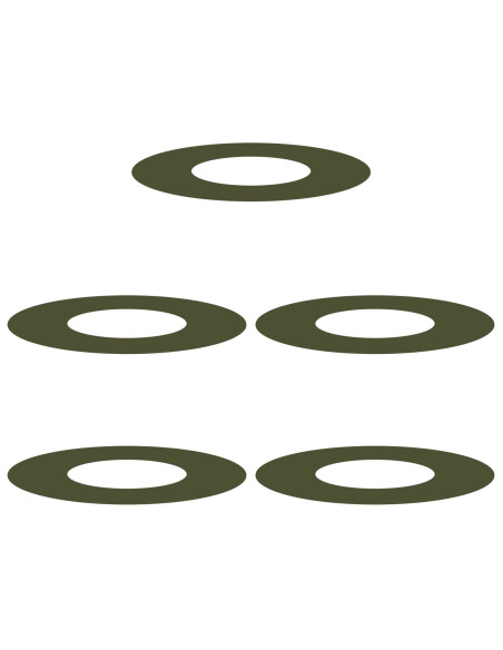 adatto per Anelli d'Albero Piatto 5 pcs Oliver verde Ø30 / 60 cm