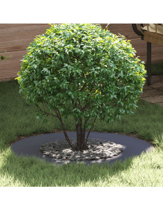 adatto per Anello d'Albero Piatto Antracite Ø40 / 70 cm Acciaio