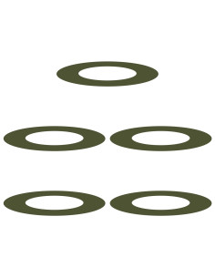adatto per Anelli d'Albero Piatto 5 pcs Oliver verde Ø40 / 70 cm