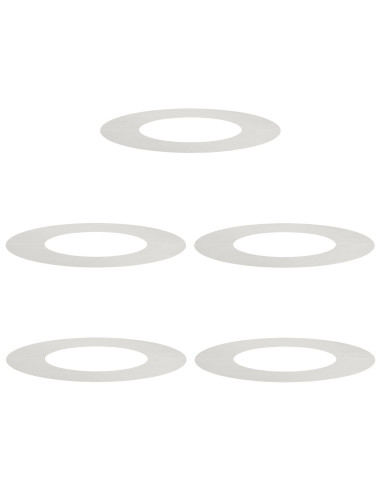 adatto per Anelli d'Albero Piatto 5 pcs Argento Ø40 / 70 cm