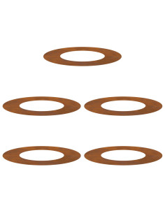 adatto per Anelli d'Albero Piatto 5 pcs Marrone Ø40 / 70 cm